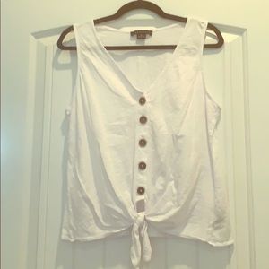 Sanctuary white sleeveless top